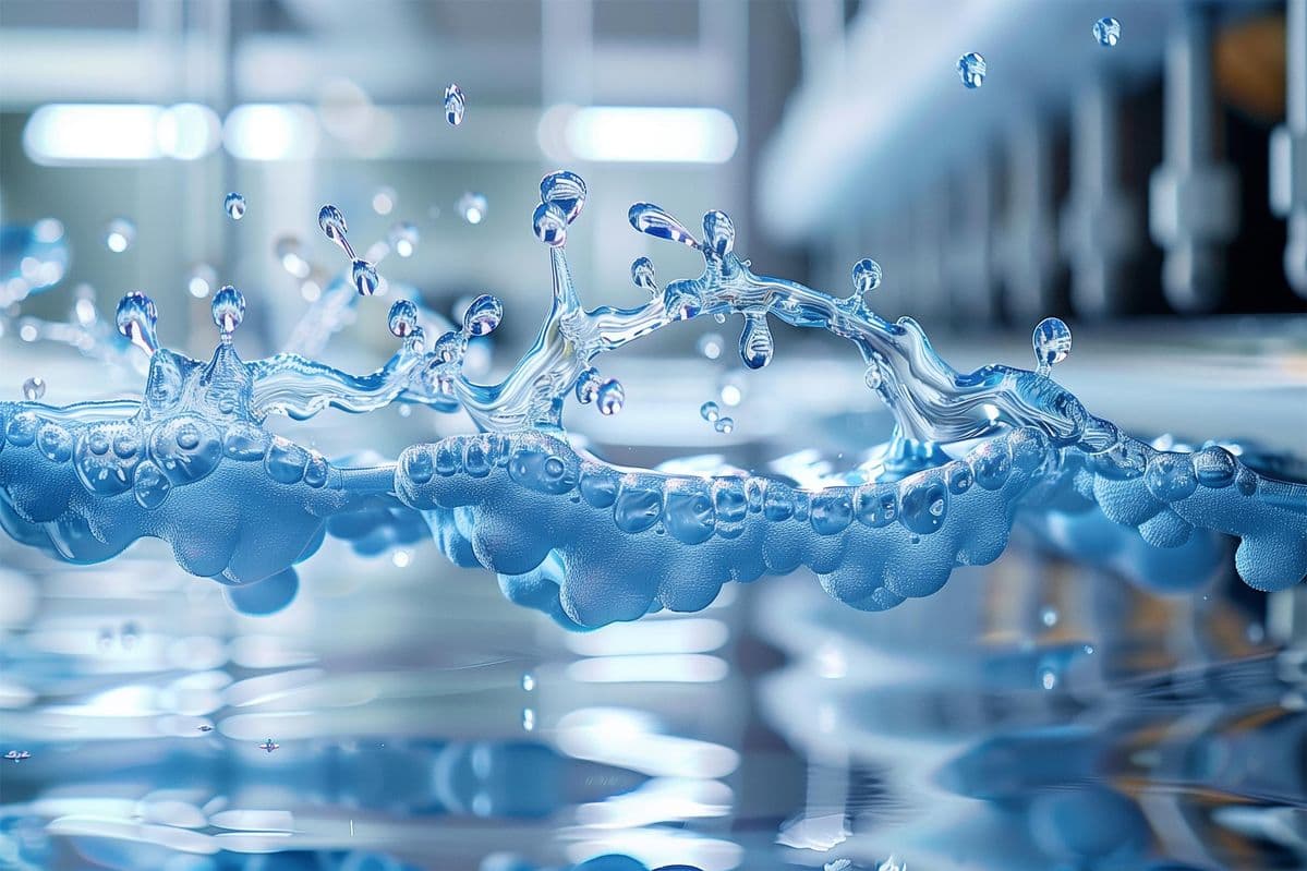 Pure water background